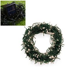 Svetilke led solarne 100l topla bela, dol. 2 + 10 m *9904