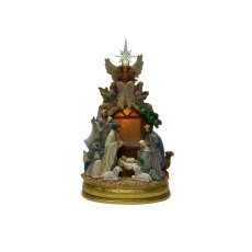 Glasbena skrinjica božična led jaslice 23 x 16,8 x 41 cm *2461