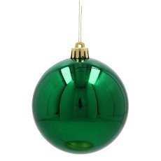 Kpl. 8 okraskov 8 cm zeleni / rdeči *3627