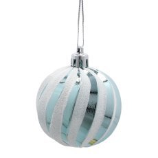 Kpl. 20 božičnih okraskov rožnati / modri *5294