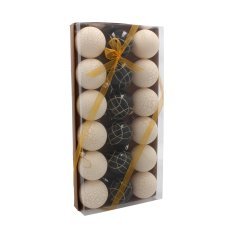 Kompl. 18 božičnih krogel 6 cm *5454