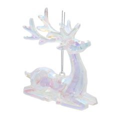 Božični okras jelen biseren 8 x 9 cm *5881