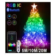 Pametne led lučke 100l multicolor, usb, z daljincem, dł. 10 + 0,6 m *8233