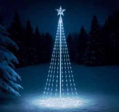 Smreka stožčasta led z zvezdo 3 m 458l hladen bel notranja/zunanja *8028