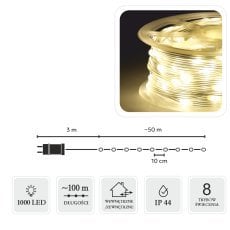 Led lučke micro na kolutu 1000l toplo bela, dł. 3 + 100 m *8554