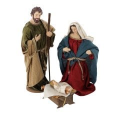 Kpl. 3 figur bożonar. - sveta družina do 68 cm *8622