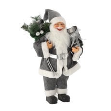 Miklavž siv stoječ z vrečo 60 cm *8684