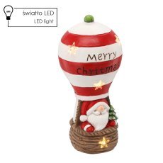 Figurka božonar. - božiček v balonu 20 x 20 x 43 cm led *0998