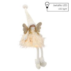 Angelček z visečimi nogami 22 x 16 x 60 cm led *1636