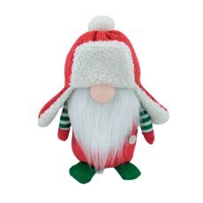 Božični škrat 27 cm rdeče - zelen *9674