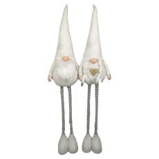 Božični škrat z nastavljivimi nogami 90 - 138 cm deček / deklica *9728