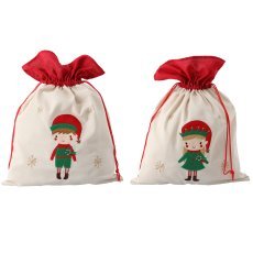 Vreča za darila 45 x 60 cm bežna mešanica vzorcev *0707