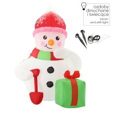 Napihnjen snežak led 180 cm *0387