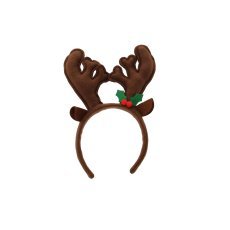 Naglavni trak - rjavi jelenovi rogovi 16 x 19 cm pak=12kos *0516