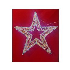 Božični okras - zvezda led 45 cm 90 l *0820