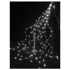 Lampice led žičke 200l hladen bel 10 snopov x 2 m notri/zunaj *1797