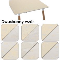 Dvostranska zlata servieta mix 80x80 cm božič pak. 1kos *04525