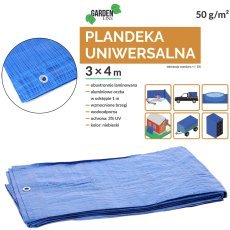 PONJAVA 3 x 4 M (+/- 5%) 50GSM 3%UV MODRA *4089