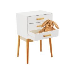 NOČNA OMARICA S 3 PREDALI SCANDINAVIA 43 x 30 x 68 cm *8187