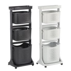 Plastično stojalo s štirimi koši *7505