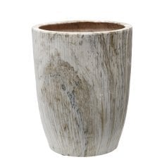 KERAMIČNI OKRASNI LONČEK ZA CVETLICE 37 x 38 x 47 CM OKRAŠEN *2398