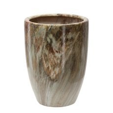 KERAMIČNI OKRASNI LONČEK ZA CVETLICE 26 x 26 x 34,5 CM OKRAŠEN *2534