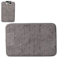 Kopalna preproga iz mikrovlaken proti drsenju 40 x 60 cm siva *2329