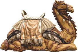 FIGURA KLEČEČI KAMEL 66 x 27 x 38 cm (za komplet 60-80 cm)*9767