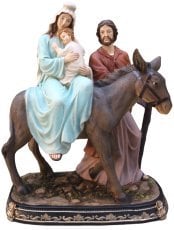 Božična figura - sv. družina na oslu - RAI3339