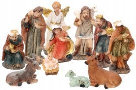 Komplet božičnih figuric 11 del. 5,5 cm - RAI4466