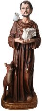 Figura Sv. Frančiška asiškega 99 cm - RAI6148