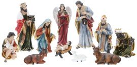 Komplet božičnih figur 11 kosov do 53 cm - LIG1384