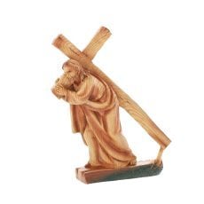FIGURA JEZUS NOSI KRIŽ 23 x 7 x 28,5 CM poliresina *6163