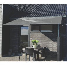 Pravokotna senčna jadra 3x2,5 m - siva - TUN3897