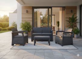 Vrtna garnitura – antracit - ZUM6454