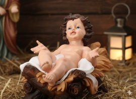 FIGURA JEZUSOVO DETE 35 x 22 x 25 CM (91,44 CM) polirezina *2764