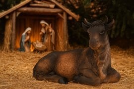 Figura krava 15 × 30 × 20 cm (60,96 cm) polirezina *3068