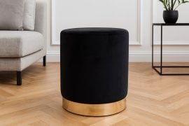 Okrogla tabure 28 x 42 cm črna *4262