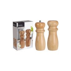 Komplet mlinčkov za poper in sol iz bambusa *8202*