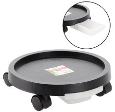 Okroglo stojalo za cvetlični lonček na kolesih 40 cm - EDA7892