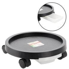 Okroglo stojalo za cvetlični lonček na kolesih FI 40 cm *7892