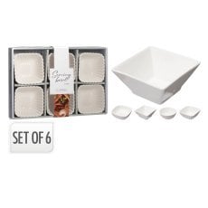 Komplet 6 porcelanastih skledic za prigrizke *7407