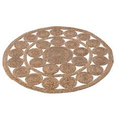 Okrogla preproga MATA iz morske trave, premer 120 cm *9272