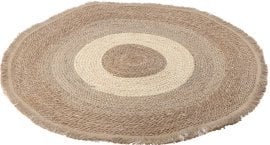 Okrogla preproga iz morske trave 100 cm Boho - LIS6581