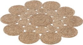 Okrogla podloga iz morske trave 80 cm - LIS6703