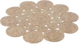 Okrogla podloga iz morske trave 100 cm - LIS6710