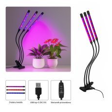 3-kraka LED svetilka za rast lončnic *3814