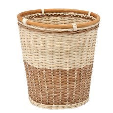 Košara iz ratana 28 x 29/30 cm naravna - bela *6140