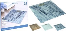 Elektronska steklena kopalniška tehtnica 28x28 cm *8888