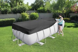 Chomik - Prekrivna ponjava za pravokotni bazen 4,04×2,01 m - BES58232